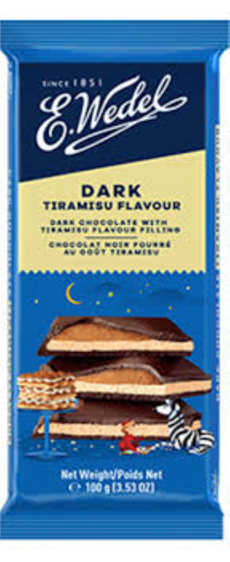 WEDEL DARK CHOCOLATE TIRAMISU 100G